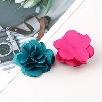 

100Pcs Mix Colors Mini Chiffon Fabric Flower For Wedding Invitation Artificial Flowers For Dress Decoration