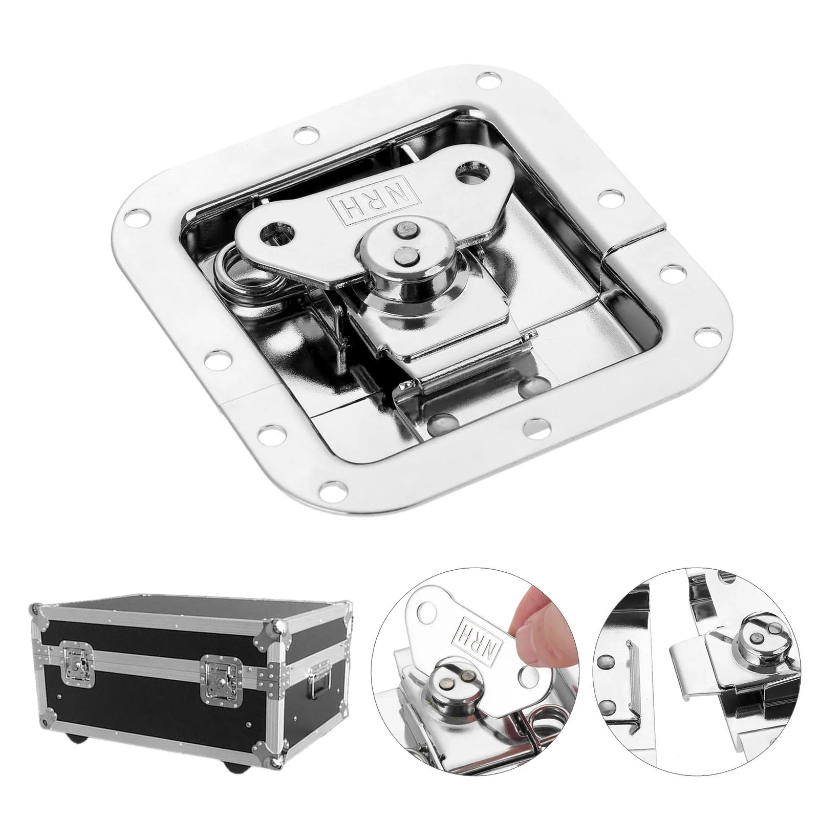 DRELD Toolkit Equipment Box Spring Loaded Recessed Butterfly Latch Lock
