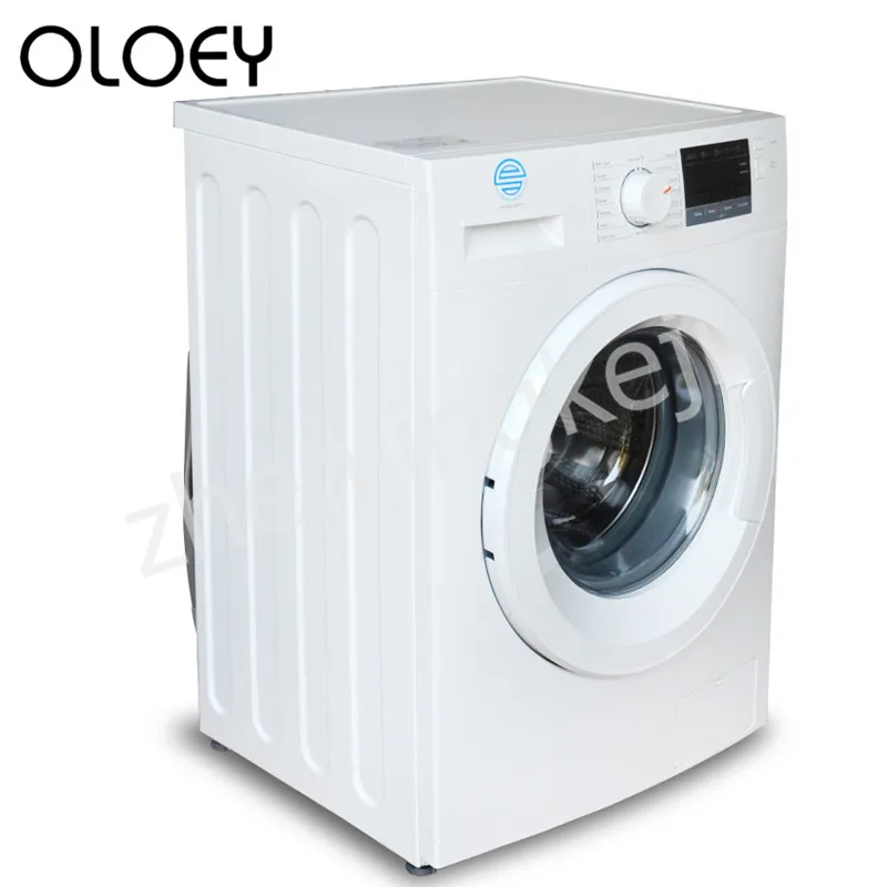 

8KG Fully Automatic Front Opening Roller Washing Machine Lower Outlet Anti-winding Save Water Mute First Level Child Lock Clean