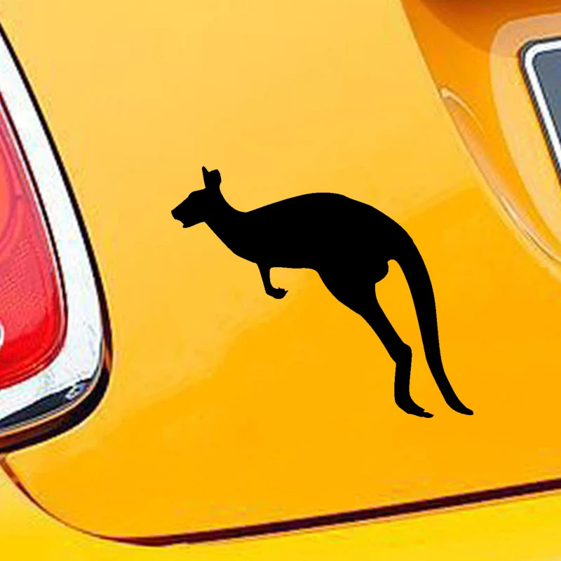 

HotMeiNi Car Sticker Jdm styling Window Bumper Decal Vinyl Auto Fridge Tailgate Waterproof Jumping Kangaroo Animal 14*12CM