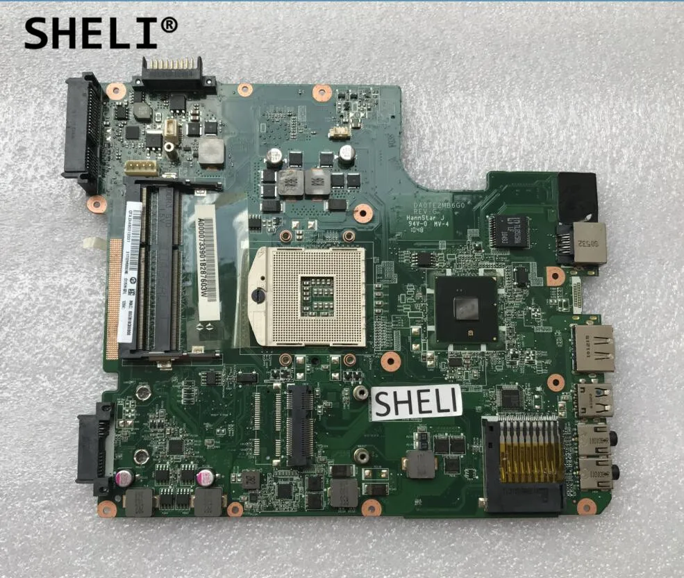 

SHELI For Toshiba L640 L645 Motherboard HM55 DA0TE2MB6G0 A000073390