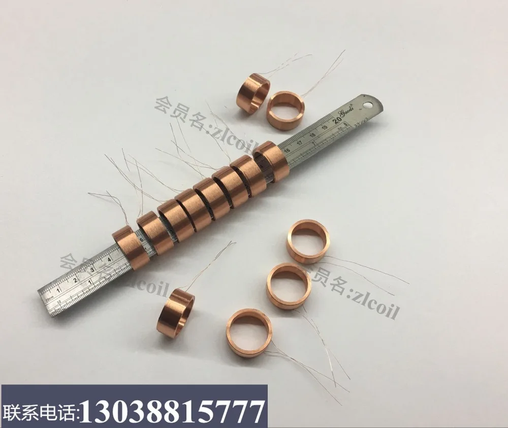 

10pcs 4.1mH induction coil experimental coil electromagnetic induction coil solenoid valve coil 20mm