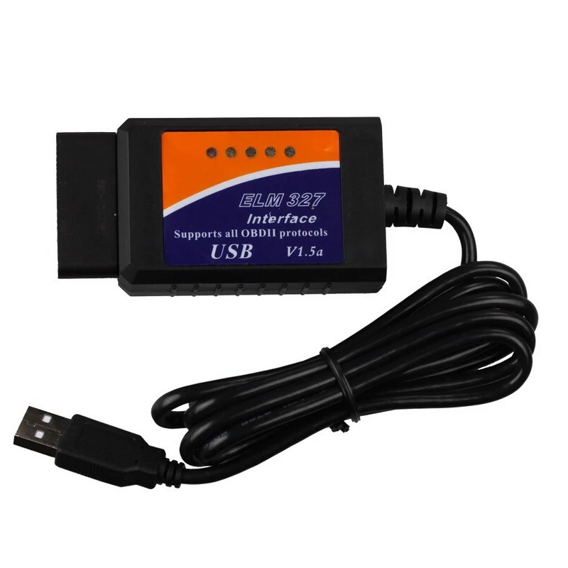 ELM327 USB OBD2 автомобильный диагностический инструмент ELM327 V1.5 USB интерфейс OBDII CAN-BUS сканер elm327