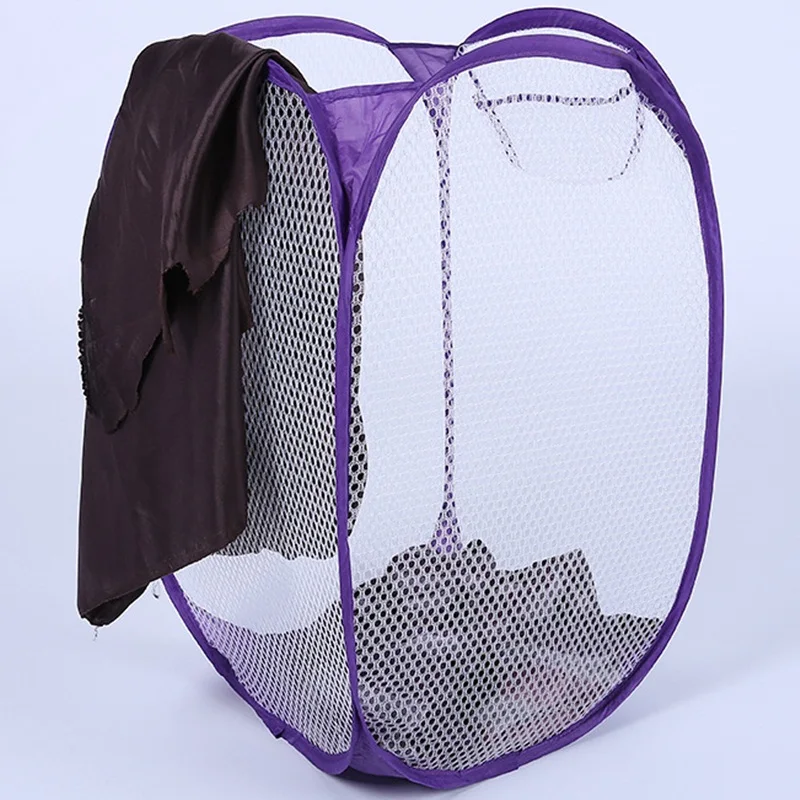 1 قطع النايلون الملابس سلال تخزين مربع تخزين الملابس القذرة سلة الغسيل طوي الملابس الحاويات