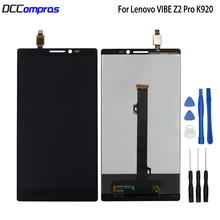For Lenovo VIBE Z2 Pro K920 LCD Display Touch Screen Assembly Phone Parts For Lenovo K920 Screen LCD Display Free Tools