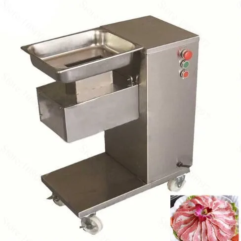 

110V 220V Multi-Functional 500kg/h Stainless Steel Commercial Meat Slicing Cutting Machine Meat Cutter Slicer Dicer Machine