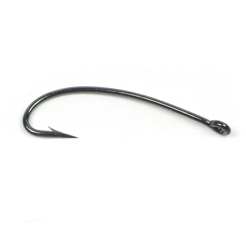 

50PCS Long Shank Curved Fly Tying Hooks Streamer Dry Fly Lures Nymphs Hook Fishing Accessories #8