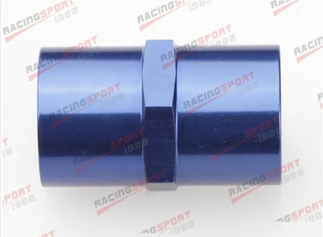 

1/8" NPT Female to 1/8" NPT Female Straight Adapter Adaptor Fitting blue