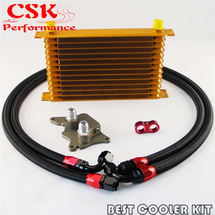 AN10 13 рядный масляный кулер для двигателя подходит BMW Mini Cooper S R56 Turbo 06 12|oil cooler kit|cooler
