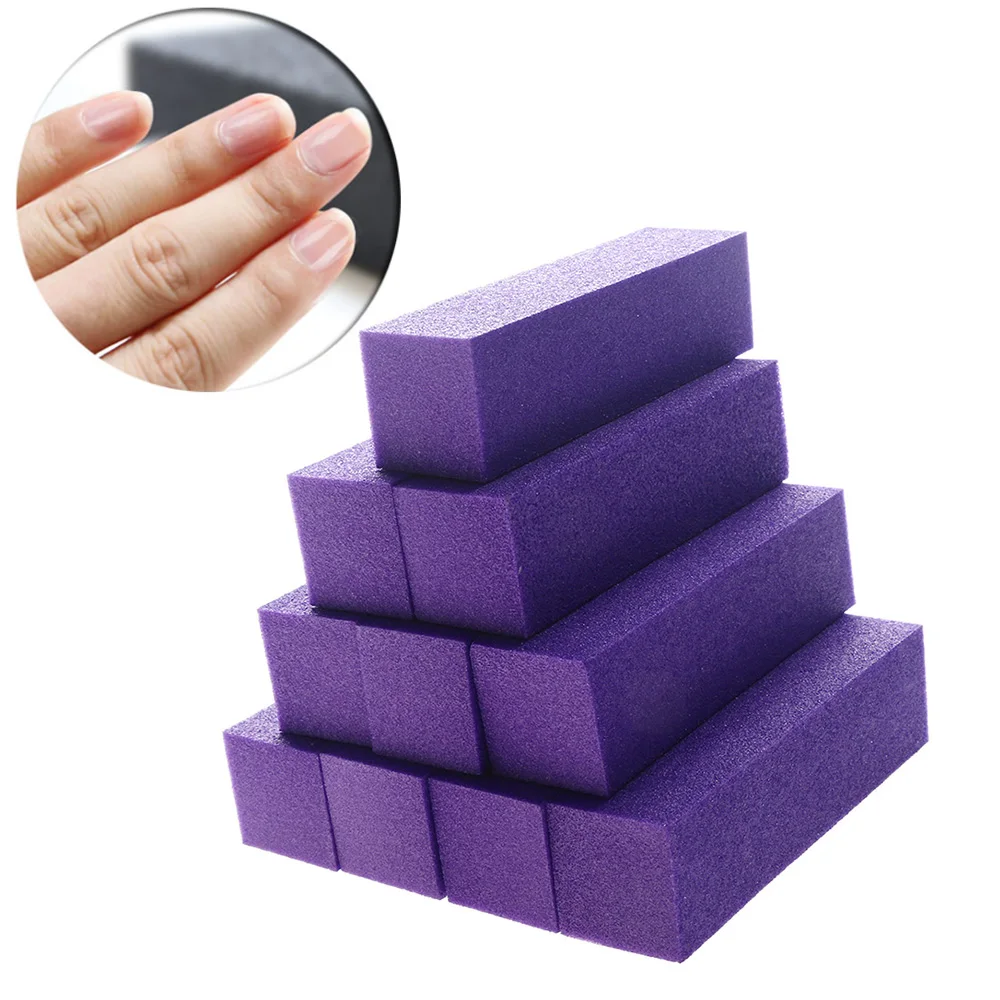Buy 10pcs Purple Buffer Buffing Sanding Files Blocks