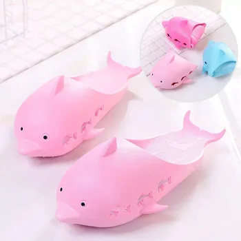 

2019 ladies animal dolphin slippers summer men's sandals beach shoes outside funny bathroom floor home lovers slippers