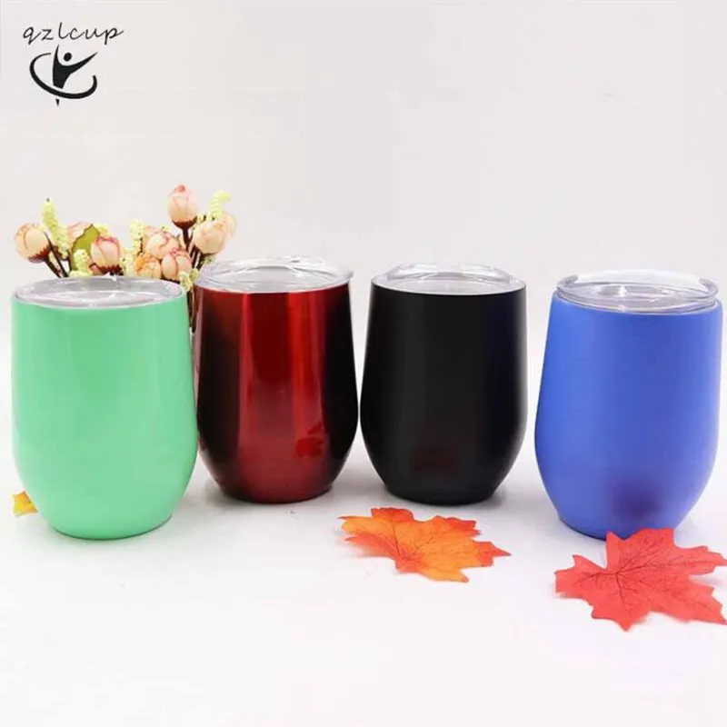 Swig Wine Cups Stemless Wine glass 12oz stainless steel vacuum