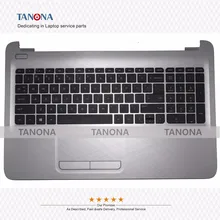 Для hp 250 G5 15-AC 15 переменного тока ноутбук клавиатура с вырезами под ладонь верхний регистр Touc hp ad серый корпус шкафа AP1EM000300
