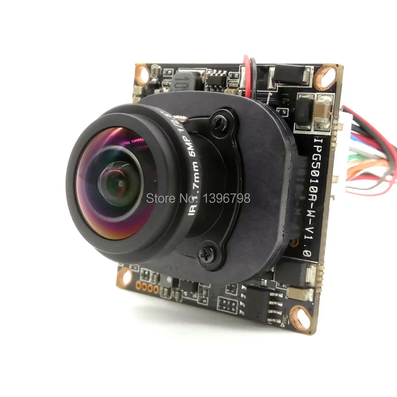 IP камера PU'Aimetis Hi3518E + OV9732 1 0 МП 720P широкий угол обзора 360 градусов панорамная