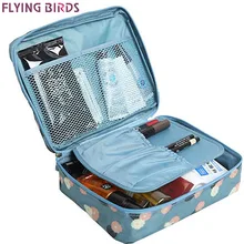 Летящие птицы! Косметичка, многофункциональная сумка для мытья, женская косметичка, Портативная Сумка Для Хранения Туалетных принадлежностей, водонепроницаемые дорожные сумки LM4092fb