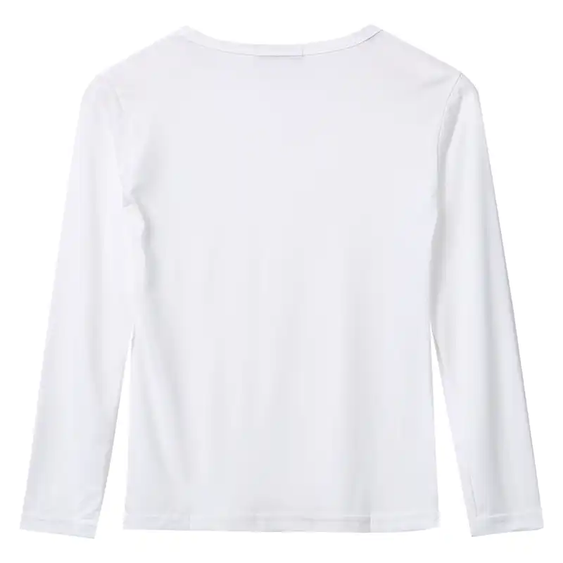 plain white crew neck