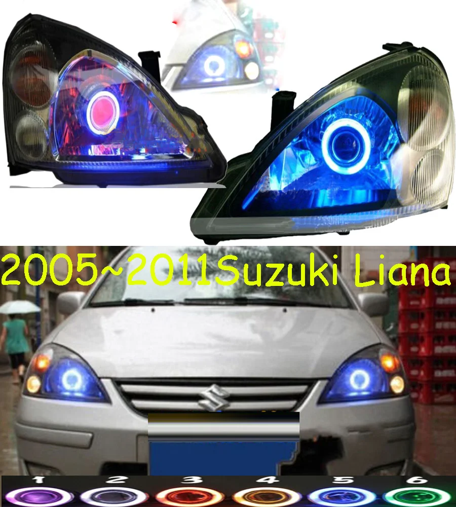 HID, 2005~ 2011, автомобильный Стайлинг для фар Liana, Aerio, Ciaz, Reno, kizashi, s-cross, samurai, Forenza, Equator, sidekick, Liana Головной фонарь