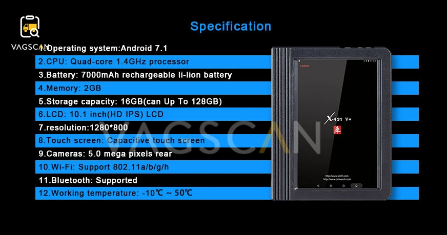 LAUNCH X-431 Heavy duty 5