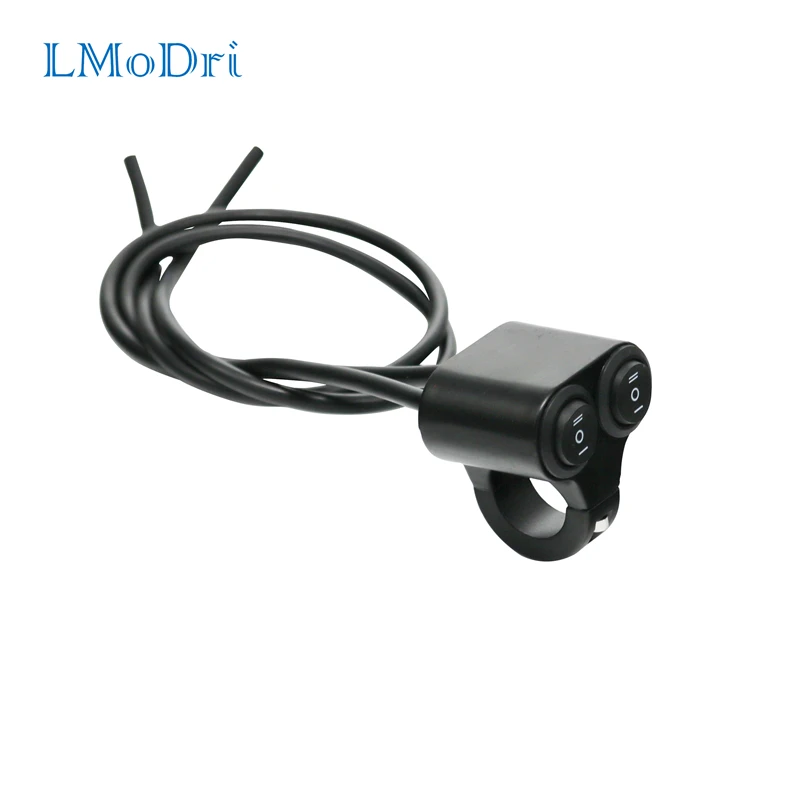 LMoDri 12 В Мотоцикл ATV Руль двойной переключатель 22 мм 7/8 дюйма мотоциклетсветильник