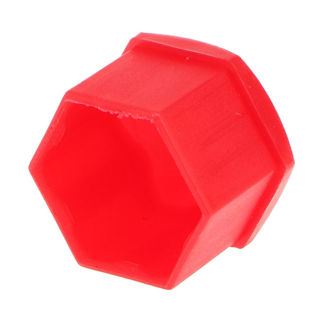 20x Wheel Lug Nut Center Cover Caps + Tool For Audi A3 A4 A5 A6 A7 Q5 Red Chrome plastic