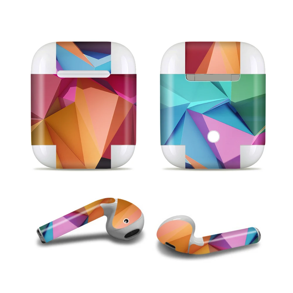 Стикер для наушников GOOYIYO Apple AirPods 2 с беспроводной зарядной коробкой DIY