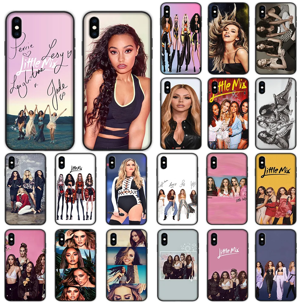 

Little Mix Soft Case for iPhone XS 11 Pro Max XR X 7 8 6 6S Plus Cover