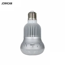 JCWHCAM HD 960P 360 Degree WIFI Camera Wireless IP Camera Wi-Fi Bulb Lamp Fisheye Panoramic Security Camera Motion Detection