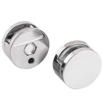 

4 Pcs Glass Clamp Bathroom Mirror Clips Zinc Alloy Glass Clip Shelf Support Holder Fit 3-5mm Thickness Glass Home Accessories