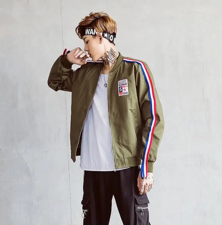 2017 High Quality Ribbon Jacket men women baseball MA I