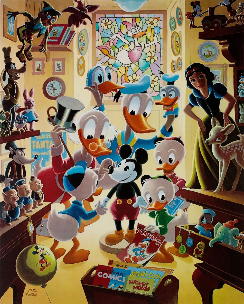 Scrooge McDuck HD холст печать живопись художественное оформление Современный домашний
