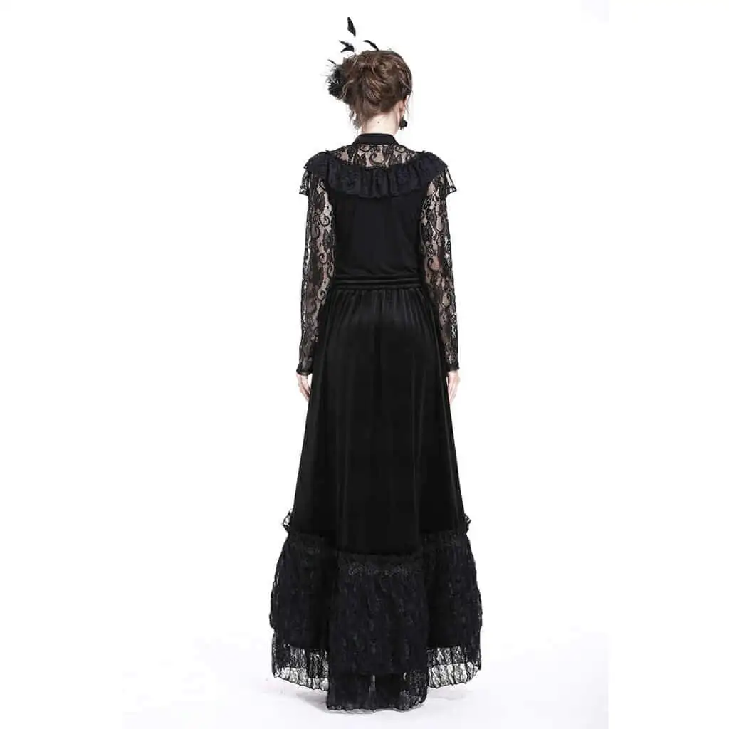 Et Dentelle Velours Jupe Kw131 De Darkinlove Femmes Élaborée mvn0yO8wN