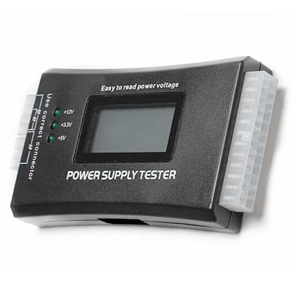 

Multifunction Digital LCD Power Supply Tester for PC ATX/BTX/ITX 4Pin SATA HDD New
