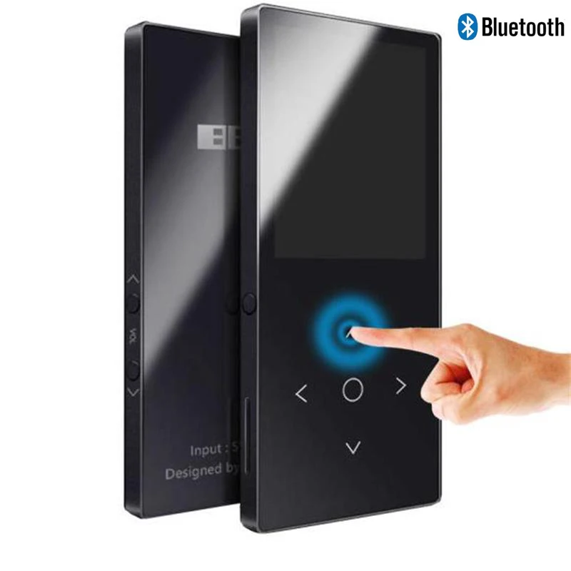 

Bluetooth mp3 player Original BENJIE K8 Touch Button Ultra thin 8GB Music Player 1.8 Inch Color Screen HiFi Sound with FM Radio