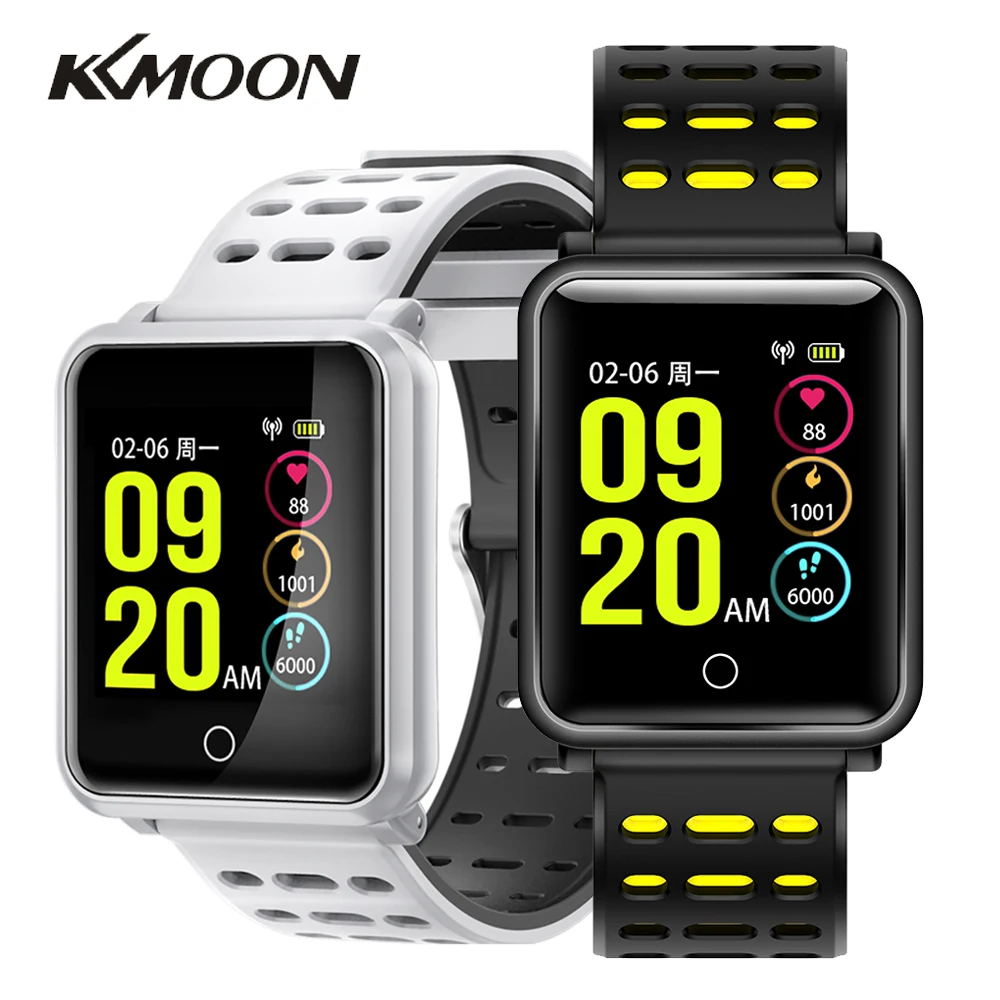 

KKMOON N88 Color Smart Watch Wristband Fitness Tracker Pedometer Sleep Heart Rate Monitor Smartwatch Men Women For Android IOS