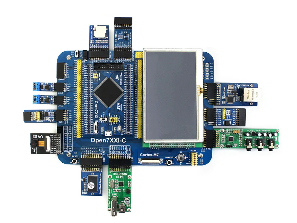 Waveshare STM32F7 макетная плата Open746I-C посылка STM32F746IGT6 MCU STM32F746I интегрирует различные стандартные интерфейсы