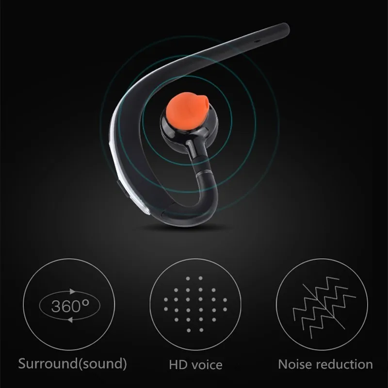Fones de Ouvido sem Fio Fone de com Microfone Fone com Earbud Handsfree Bluetooth Sweatproof Esportes Controle Voz 8 Handsfree bluetooth fones de ouvido sem fio