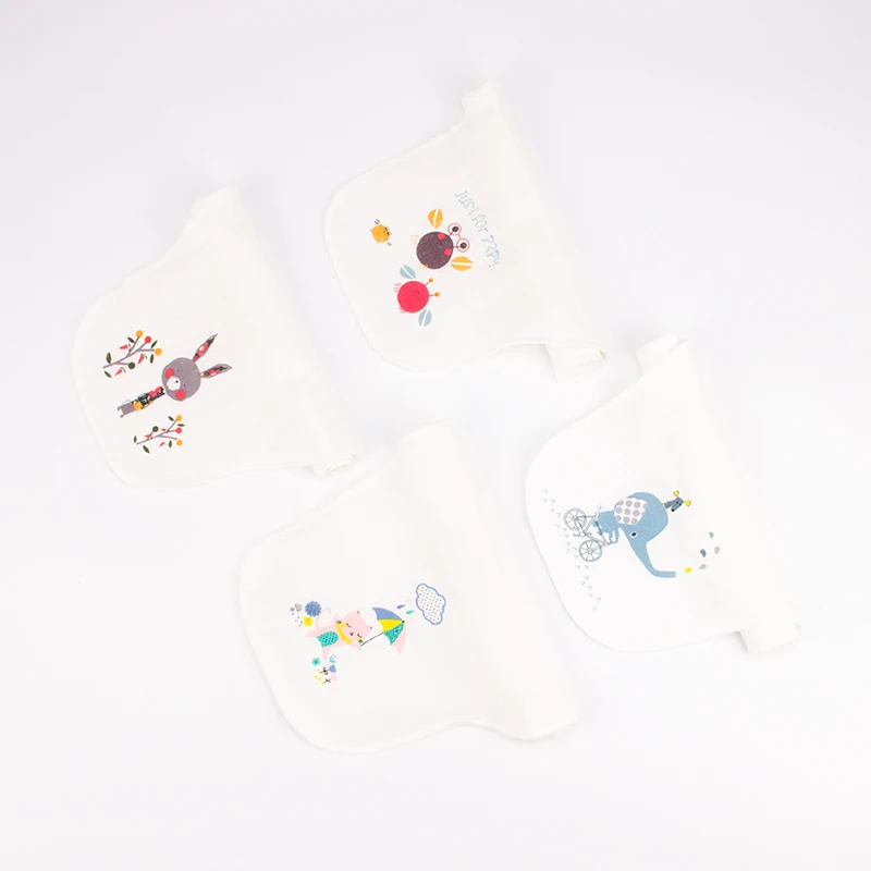 Baby Bibs newborn baby bibs Sweat towel cloths bandana bib pad cotton Burp clothing Accessories Printing BMT042