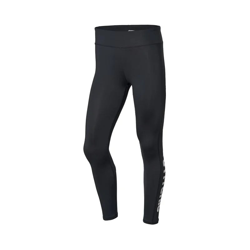 Li-Ning женские тренировочные брюки из полиэстера и спандекса с дышащей подкладкой, спортивные колготки AULP062 WKY235 - Цвет: AULP062-2H