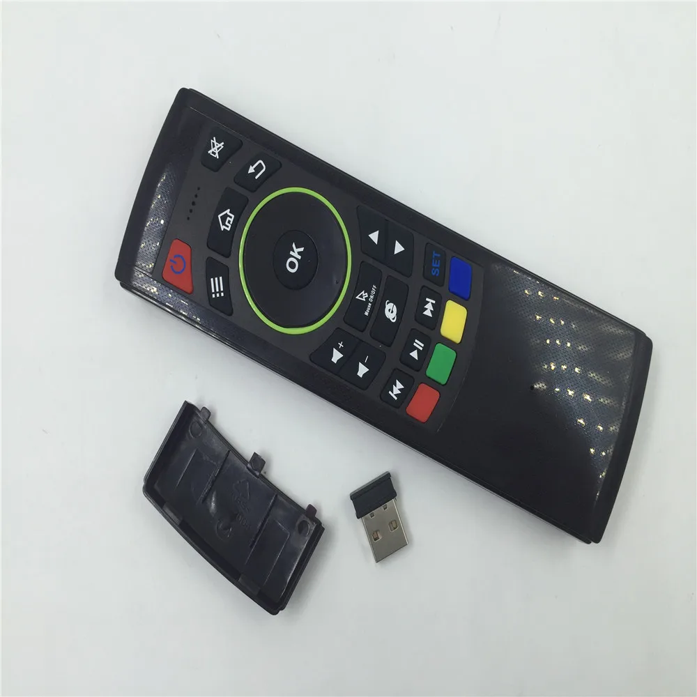 Гироскоп FM5 Mini Fly Air Mouse Keyboard 2 4 ГГц для android ТВ плеер коробка мини ПК пульт