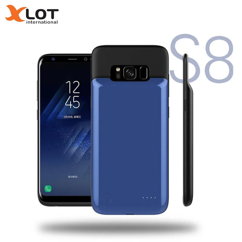 XLOT зарядное устройство чехол для Samsung galaxy S8 4000 мАч Внешний аккумулятор Магнитный