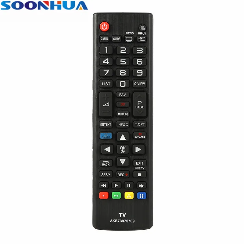 

SOONHUA Universal TV Remote Control Protable Replacement Controller For Samsung Smart LCD TV AKB73975709 AKB73715601 AKBA Series