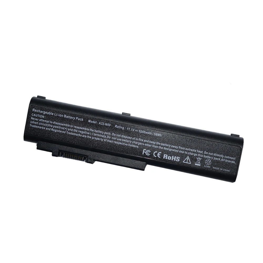 Аккумулятор 5200 мАч для ноутбука Asus N50 N50VC FP212E X5A FP216E X6 N51 N51A N50VN N51S N51TP N51V N51VF NQY1B2000Y A32