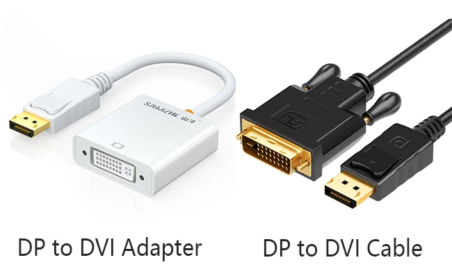 SAMZHE Displayport to DVI 24+ 1 конвертер кабель 1080P HD DP Мужской к DVI Мужской Кабель-адаптер 1,8 м 3 м для ПК ноутбука проектор