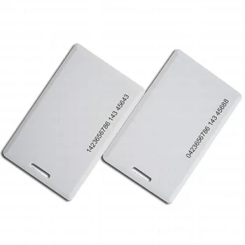

1000pcs/lot Waterproof Access Control ProximityTK4100 EM ID Thick Card Clamshell RFID ID Card with 1.8mm Thickness