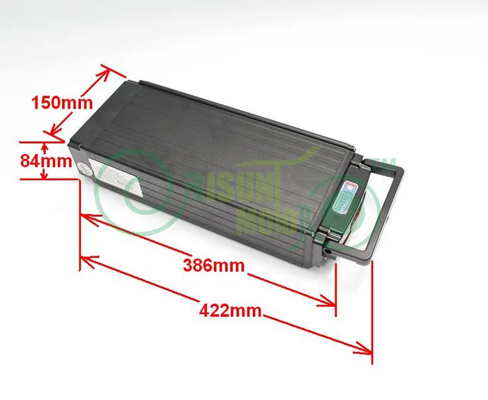 RisunMotor 24 V 19,8ah задняя часть электровелосипеда переносная литиевая батарея для OEM18650-H22P ячеек Wth плоский алюминиевый корпус 5А зарядное устройство и BMS