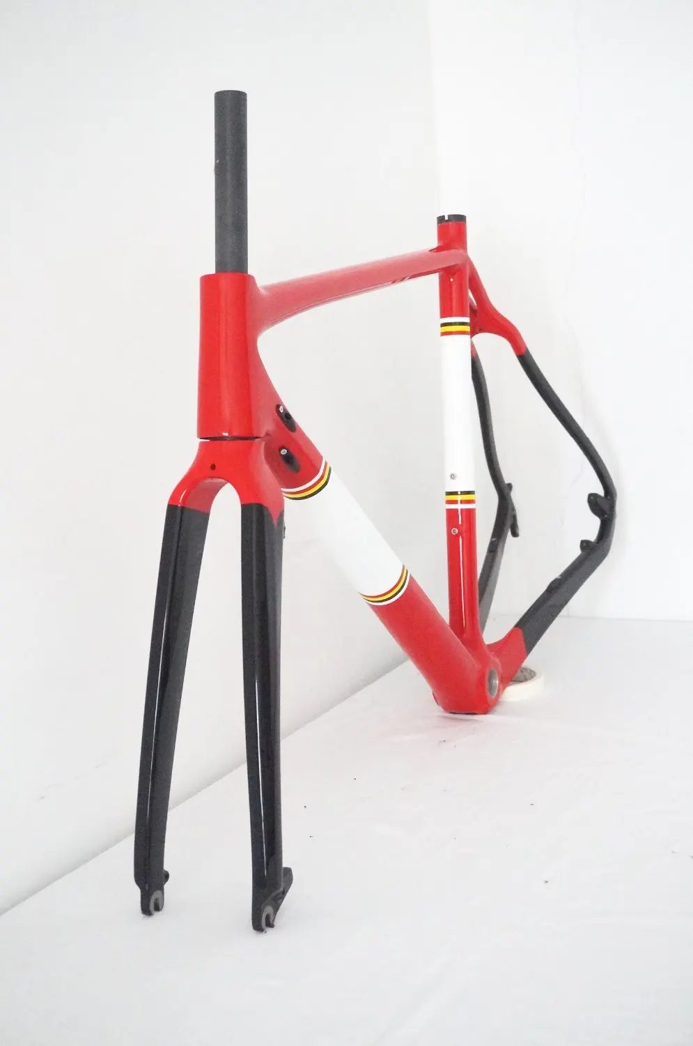 Clearance Cyclocross Frame Disc Brake Rear Drop 135*9QR Carbon Fiber Cyclocross Bicycle Frame Disc Brake 1