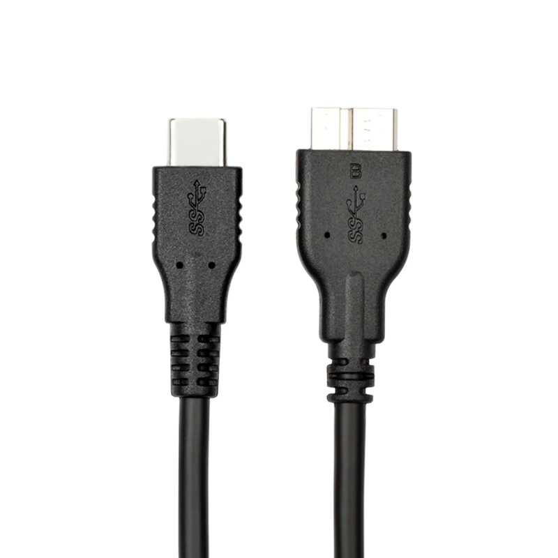 1 м USB 3,1 type-C к USB 3,0 Micro B Кабель с разъемом для быстрой синхронизации данных Шнур для Macbook внешний жесткий диск ПК ноутбук