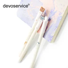 Kawaii Animal серия гелевых ручек, милые ручки с мультяшным котом для письма, для офиса, Stylo Canetas, материал Escolar, школьные канцелярские принадлежности