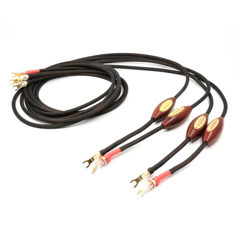 

Free shipping 3 meter Jorma Design Statement speaker cable with WBT-0681Ag connector plug
