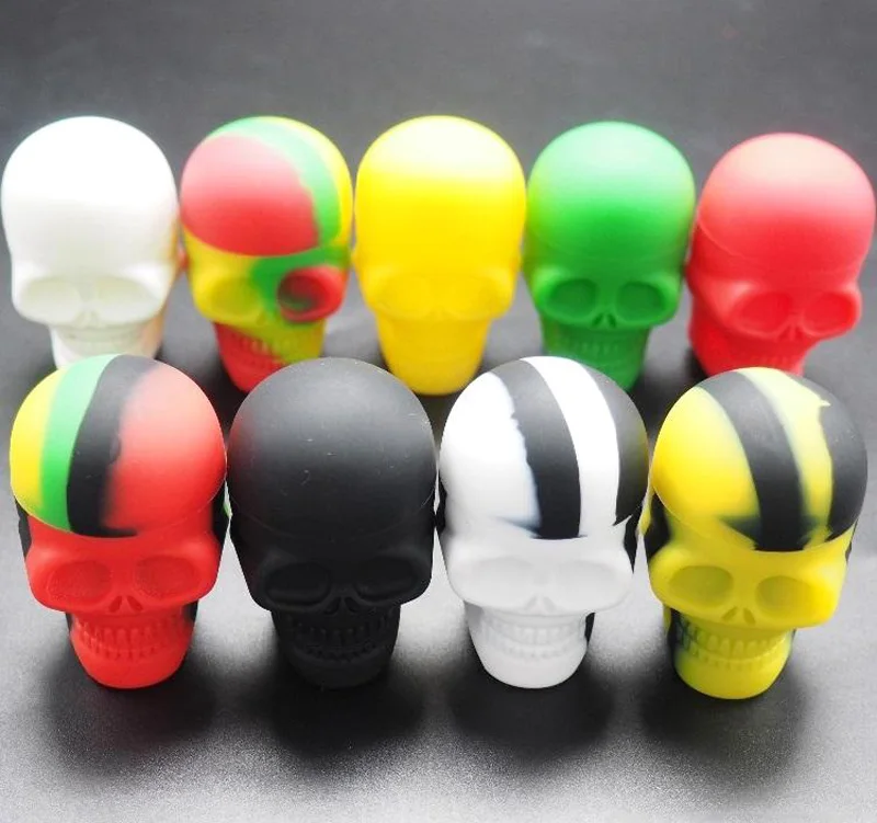

1pc Non-stick Silicone Jars Wax Containers 3ML/15ML FDA Food Grade Jar Dab Tool Storage Oil Holder For Vaporizer Solid